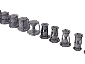 Orologio d'epoca 3D Modello 3D