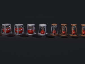 Vintage clock 3D Model 3D