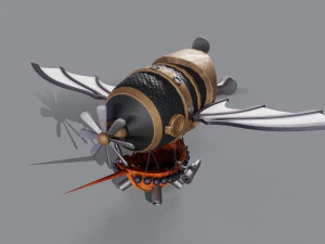 3D Battle blimp 3D Model