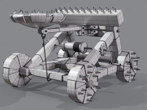 Catapult 3D Model