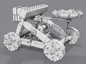 Catapult 3D Model