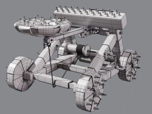 Catapult 3D Model