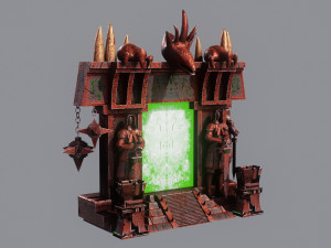 Dark portal 3D 3D Model