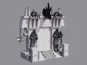 Dark portal 3D Modelo 3D