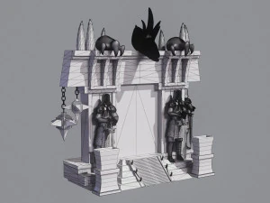Dark portal 3D 3D Model