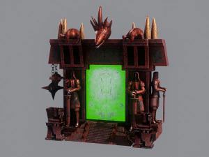 Dark portal 3D 3D Model
