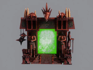 Dark portal 3D 3D Model
