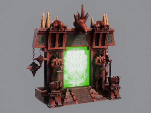 Dark portal 3D 3D Model
