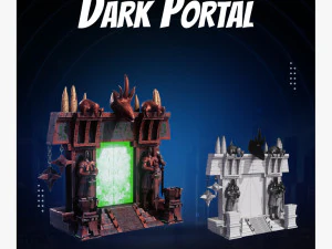 Dark portal 3D 3D Model