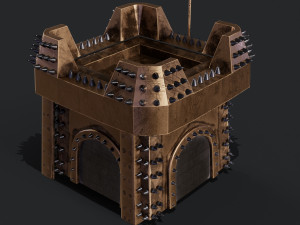3D Clan Castle 3D Model