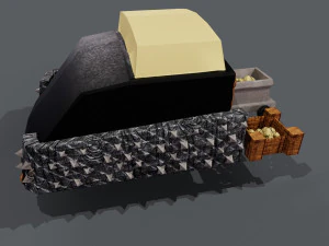 3D Gold mine model 3D Model
