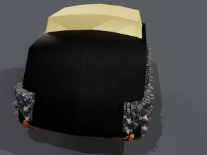 3D Gold mine model 3D Model