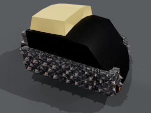 3D Gold mine model Modello 3D