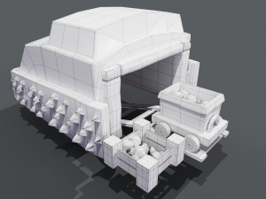 3D Gold mine model Modello 3D