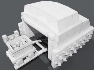 3D Gold mine model 3D Model