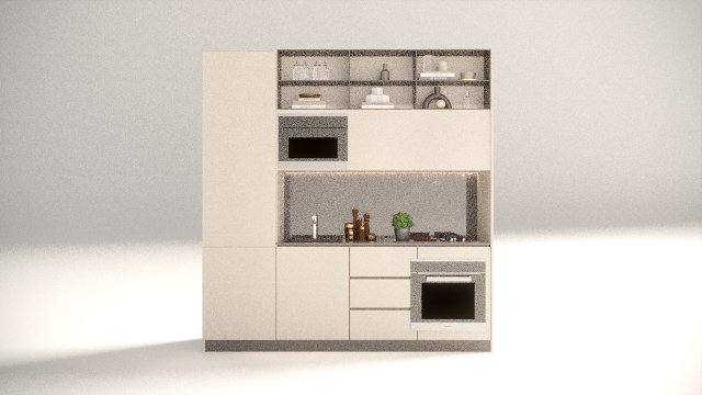 Kitchen 3D Model .c4d .max .obj .3ds .fbx .stl .blend 