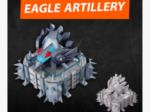 Eagle artillery 3D मॉडल