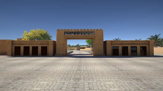 3D Al ain Oasis model 3D Model .c4d .max .obj .3ds .fbx .stl .blend