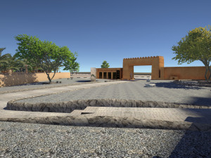 3D Al ain Oasis model 3D Model