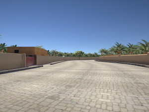 3D Al ain Oasis model 3D Model
