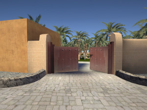 3D Al ain Oasis model 3D Model