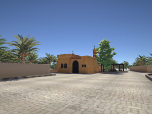3D Al ain Oasis model 3D Model