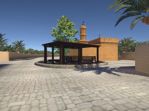 3D Al ain Oasis model 3D Model