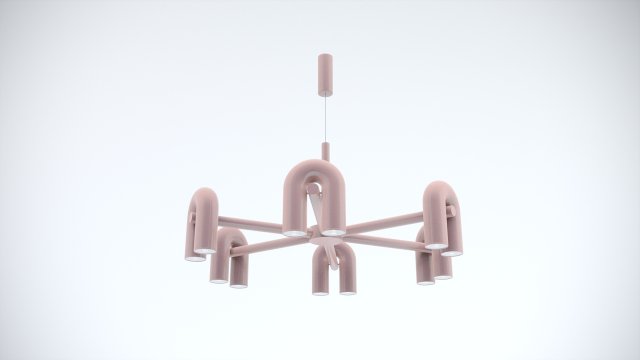 Ceiling light 3D Model .c4d .max .obj .3ds .fbx .stl .blend 
