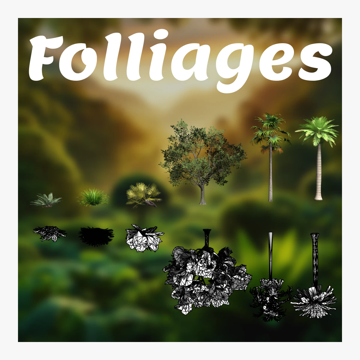 Boschetti Modello 3D .c4d .max .obj .3ds .fbx .stl .blend 