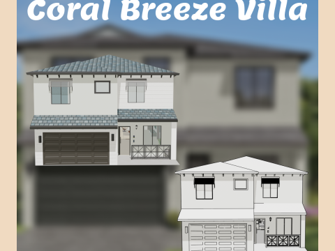 Coral Breeze Villa 3D Model