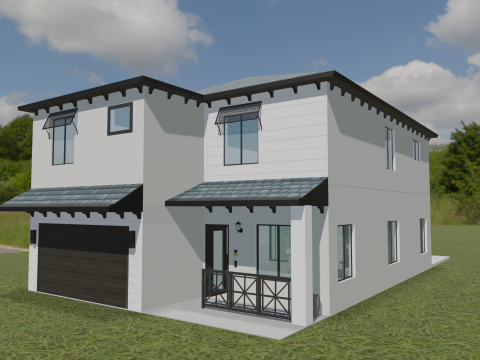 Coral Breeze Villa 3D Model
