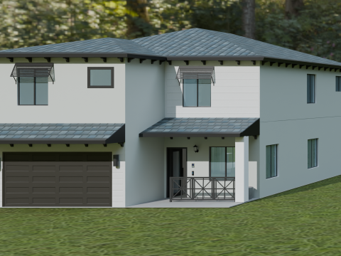 Coral Breeze Villa 3D Model