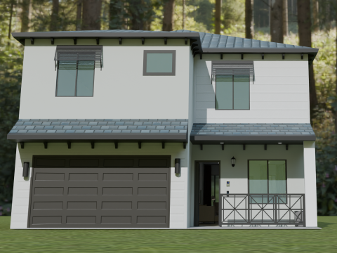 Coral Breeze Villa 3D Model