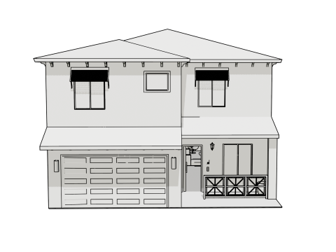 Coral Breeze Villa 3D Model
