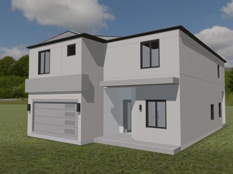 Ocean Creast Villa Model 3D