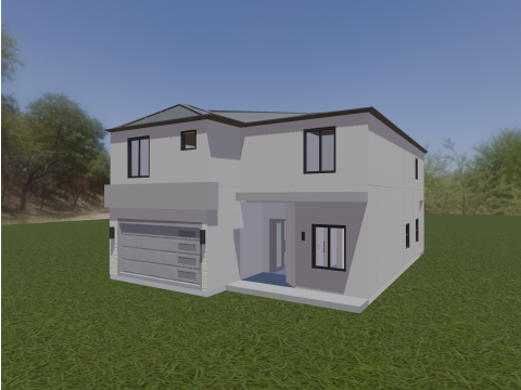 Ocean Creast Villa Model 3D