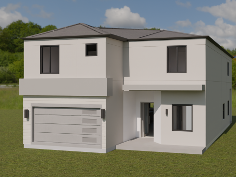Ocean Creast Villa Model 3D