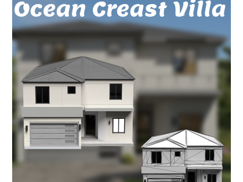 Ocean Creast Villa 3D Model