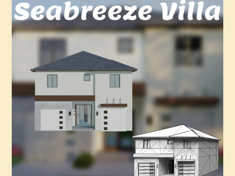 Vila brisa do mar Modelo 3D