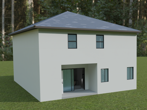 Sea breeze Villa 3D Model