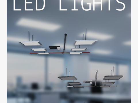 Led lights 3D-Modell