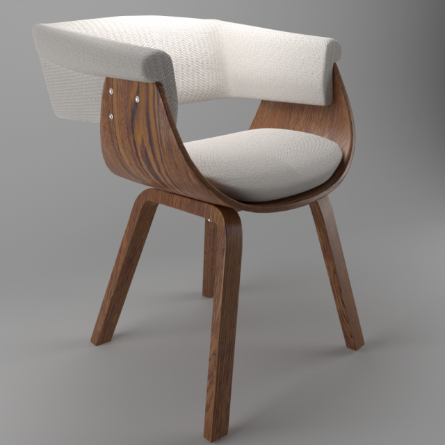Chair 3D Model .c4d .max .obj .3ds .fbx .stl .blend 