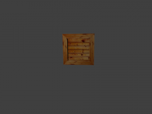 Caja de madera 3D Model