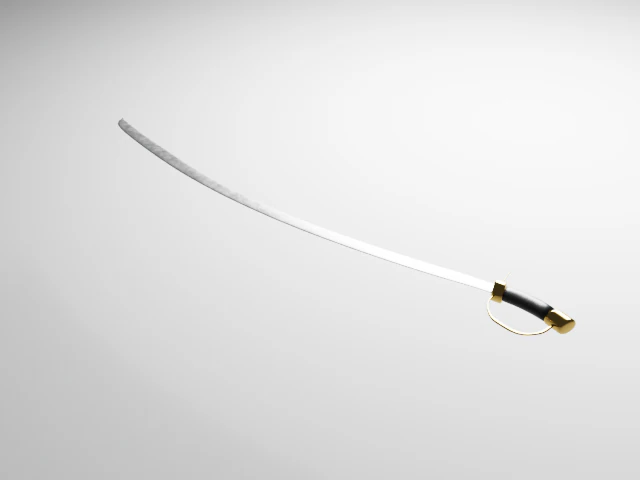 Saber 3D Model .c4d .max .obj .3ds .fbx .stl .blend 