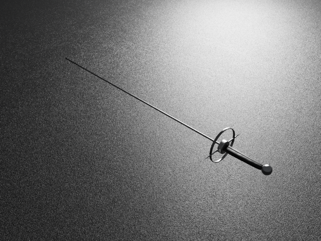 Rapier 3D Модель .c4d .max .obj .3ds .fbx .stl .blend 
