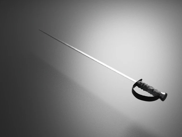 Broadsword 3D Model .c4d .max .obj .3ds .fbx .stl .blend