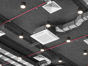 Ventilation system set 01 Modello 3D