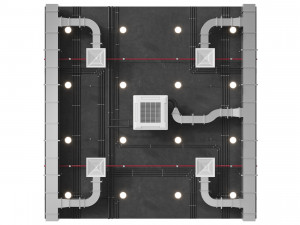 Ventilation system set 01 Modello 3D