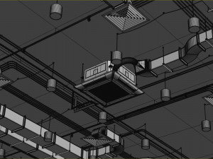 Ventilation system set 01 Modello 3D