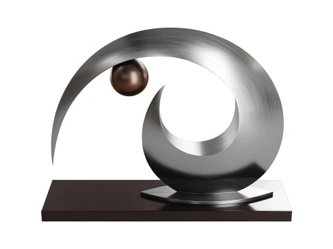 Abstract sculpture by Ben Fasham 3D Model